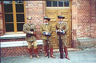 Schutztruppler in Tropenuniform