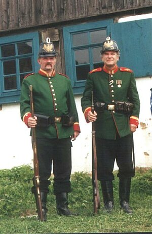 Oberjäger 1866 und 1912