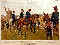 Sachsen um 1900: Generalstabsreise.