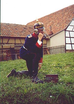 Oberleutnant (am Telefon)