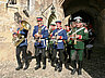 Trompeterkorps auf dem Marsch