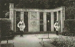 Kürassier-Denkmal (historische Aufnahme)