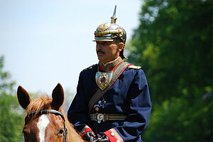 Rittmeister als historische Darstellung