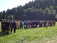 Sammeln zum Antreten