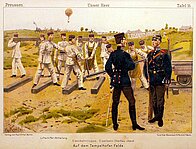Preußen um 1900: Auf dem Tempelhofer Felde.
